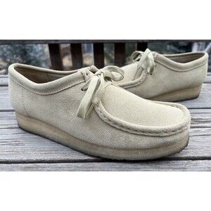 Clarks Originals Wallabee Women's 9.5 Low Suede Shoes Maple